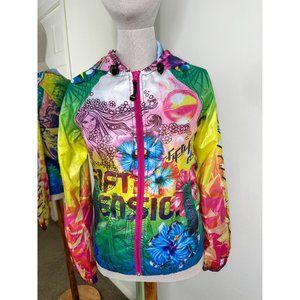 VERY RARE 55DSL Diesel windbreaker manga pattern